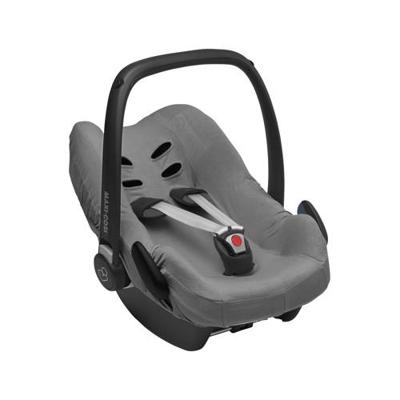 Meyco autostoelhoes groep 0 Basic jersey grijs Meyco autostoelhoes groep 0 Basic jersey grijs