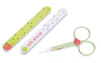 Nuby nagelverzorgingsset junior 15,5 cm groen 3-delig