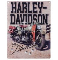 Harley-Davidson The Liberator Tinnen Bord Met Reliëf - 30 x 40 cm