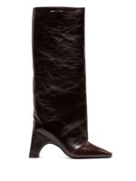 Coperni bottes en cuir 100 mm - Marron