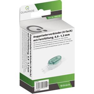 Quadrios 1905C133 Draadconnector Flexibel: 0.90-1.30 mm² Massief: 0.90-1.30 mm² Aantal polen: 4 10 stuk(s) Groen