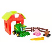Tomy Tractor Bouw Een Buddy Corey Junior 15 Cm Groen/geel