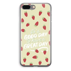 Don't forget to have a great day: iPhone 8 Plus Transparant Hoesje