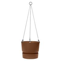 Elho greenville hanging basket 24 ginger brown