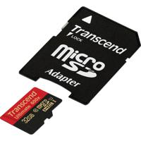 Transcend Ultimate (600x) microSDHC-kaart Industrial 32 GB Class 10, UHS-I Incl. SD-adapter