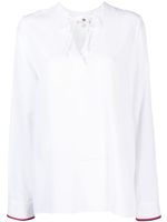 Tommy Hilfiger blouse à manches longues - Blanc