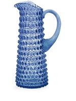 KLIMCHI grande carafe Hobnail en cristal - Bleu