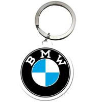 Sleutelhanger auto logo - BMW - 4,5 x 6 cm - staal/epoxy