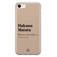 iPhone 8/7 siliconen hoesje - Hakuna matata