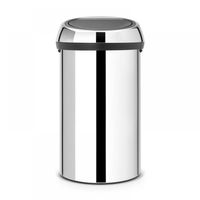 Brabantia Touch Bin XXL afvalverzamelaar - 60 l - Brilliant Steel