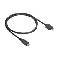 Akyga AK-USB-44 USB-kabel USB 3.2 Gen 1 (3.1 Gen 1) 1 m USB C Micro-USB B Zwart - thumbnail