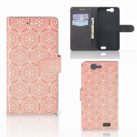 Huawei Ascend G7 Telefoon Hoesje Pattern Orange
