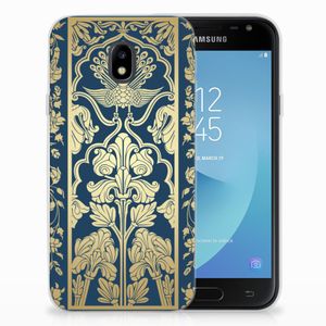 Samsung Galaxy J3 2017 TPU Case Beige Flowers