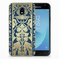 Samsung Galaxy J3 2017 TPU Case Beige Flowers - thumbnail