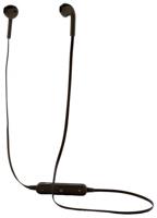 XD Collection oortelefoon bluetooth 70 cm ABS/EVA zwart 2 delig