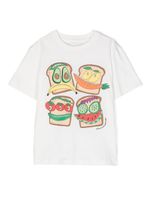 Stella McCartney Kids t-shirt en coton à imprimé graphique - Blanc - thumbnail