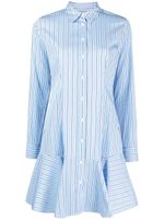 Lauren Ralph Lauren robe-chemise Triella à rayures - Bleu