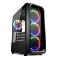 Sharkoon TK5M RGB ATX Desktop PC-behuizing Zwart - thumbnail