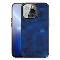 Backcover voor iPhone 13 Pro Max Polygon Blue
