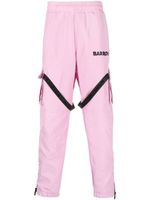 BARROW pantalon cargo à logo imprimé - Rose