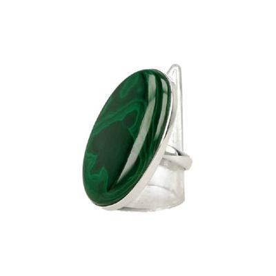 Zilveren Ring Moldaviet (Model 6 maat 18.5)