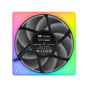 Thermaltake CL-F135-PL12SW-A PC-ventilator Transparant, RGB (b x h x d) 120 x 120 x 25 mm Incl. RGB-verlichtingsbesturing