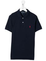 Ralph Lauren Kids polo à logo brodé - Bleu