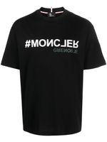 Moncler Grenoble t-shirt en coton à logo imprimé - Noir - thumbnail