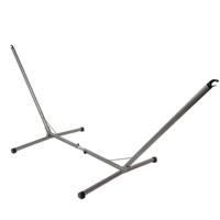 AMAZONAS - Sumo Grande | in lengte verstelbare metalen hangmatstandaard in graniet-look | belastbaar tot 200 kg, afmetingen 3,2-3,80 m x 1,32 m x 1,07 m; spanwijdte ca. 3,30-3,60 m
