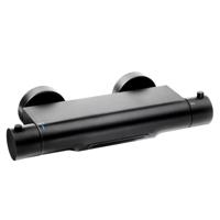 Mueller Meta thermostatische waterval badkraan zwart