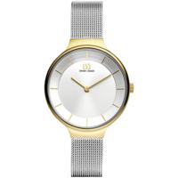 Danish Design IV65Q1272 Horloge Georgia Mesh titanium zilver-en goudkleurig 32 mm