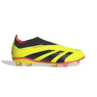 adidas Predator Elite Veterloze Gras Voetbalschoenen (FG) Kids Felgeel Zwart Rood