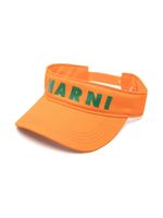 Marni Kids casquette à logo imprimé - Orange - thumbnail