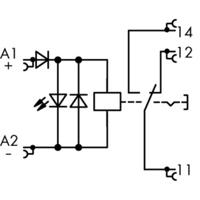 WAGO 789-1341 Industrieel relais Nominale spanning: 24 V/DC Schakelstroom (max.): 16 A 1x wisselcontact 1 stuk(s) - thumbnail