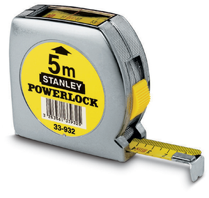 Rolbandmaat 5m Powerlock m.venster 0-33-932