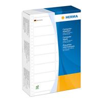 HERMA 8220 computeretiketten, doorlopend (88,9 x 35,7 mm, papier, mat, 2-baans) zelfklevend, permanente klevende eindloze etiketten, 8.000 etiketten, wit