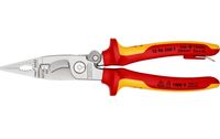 Knipex Elektro-Installatietang VDE Gestest met bevestigingshaak - 1396200T - 1396200T