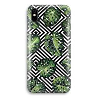 Geometrische jungle: iPhone X Volledig Geprint Hoesje - thumbnail