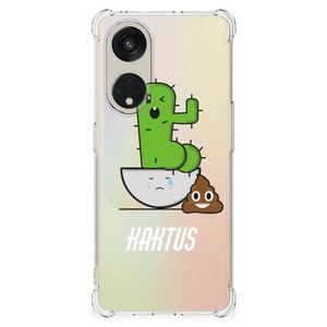 OPPO A98 Stevig Bumper Hoesje Cactus Poo