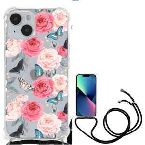 iPhone 14 Case Butterfly Roses