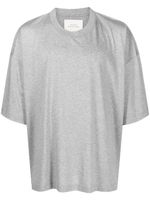 Studio Nicholson t-shirt oversize en coton - Gris