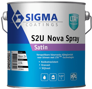 sigma s2u nova spray satin wit 2.5 ltr