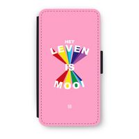 Het Leven Is Mooi: iPhone X Flip Hoesje