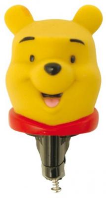Widek fietstoeter Winnie The Pooh 7,3 cm rubber geel/rood/zwart Widek fietstoeter Winnie The Pooh 7,3 cm rubber geel/rood/zwart
