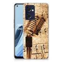 OPPO Reno 7 5G | Find X5 Lite Siliconen Hoesje met foto Bladmuziek