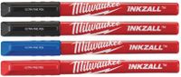 Milwaukee Accessoires INKZALL Fine Tip Colour Pens - 4pc - 48223165 - thumbnail