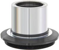 Bresser microscoop adapter max 30 mm staal zilver/zwart