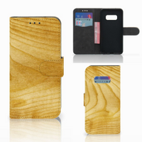 Samsung Galaxy S10e Book Style Case Licht Hout