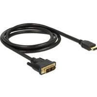 Delock 85583 HDMI naar DVI 18+1 kabel bidirectioneel 1,5 m - thumbnail