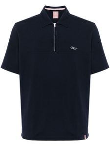 Boggi Milano polo à logo brodé - Bleu